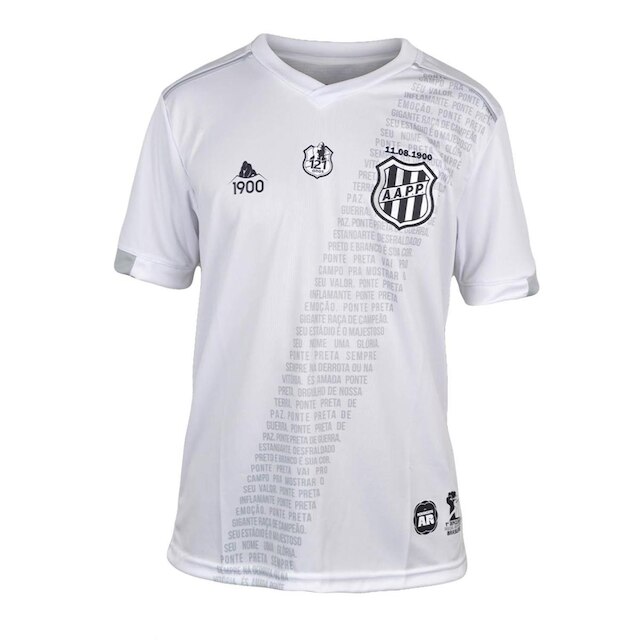 Camisa Ponte Preta 2021 Third III Atleta Oficial - Branco Menor preço em Camisa Ponte Preta 2021 Third III Atleta Oficial - Branco