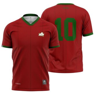 CAMISA PORTUGAL DRY RETRÔ 1980 RINNO FORCE FUTEBOL PAÍSES