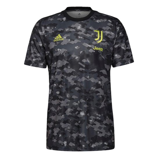 Camisa Pré-Jogo Juventus-Cinza Adidas - Cinza Menor preço em Camisa Pré-Jogo Juventus-Cinza Adidas - Cinza