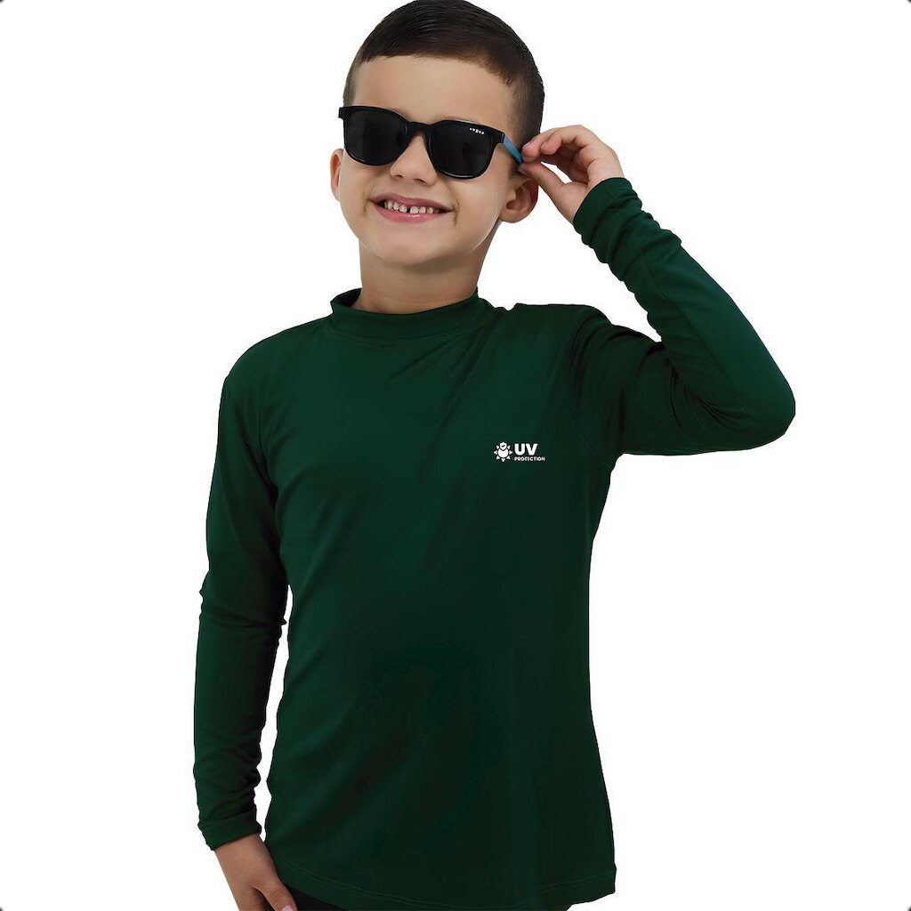 Camisa Proteção Solar Uv 50+ Infantil Praia Piscina Unisex