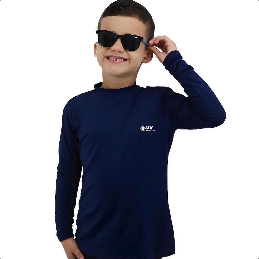 Camisa Proteção Solar Uv 50+ Infantil Praia Piscina Unisex