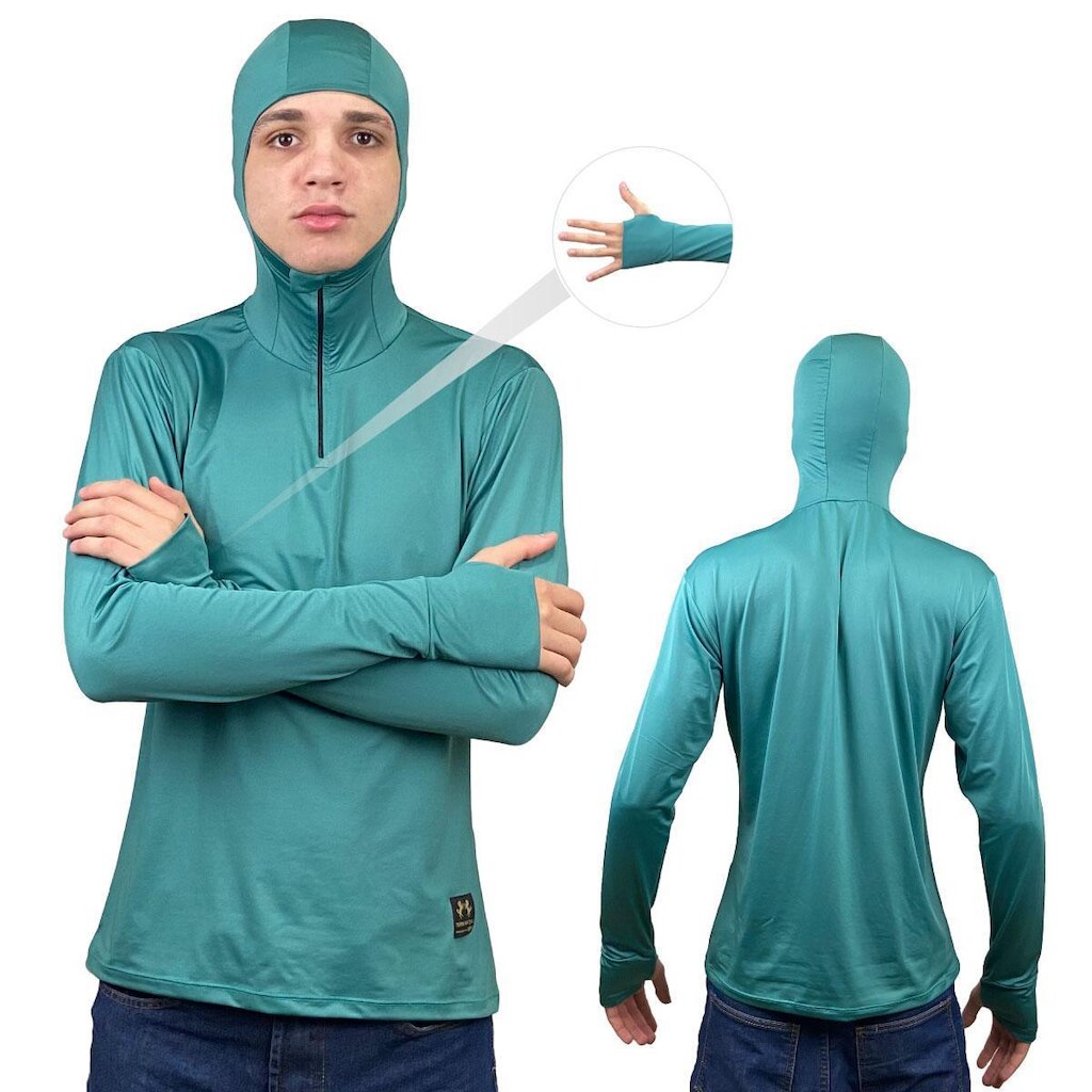 Camisa Proteção Solar Uv50+ Com Capuz TN Terra Nativa