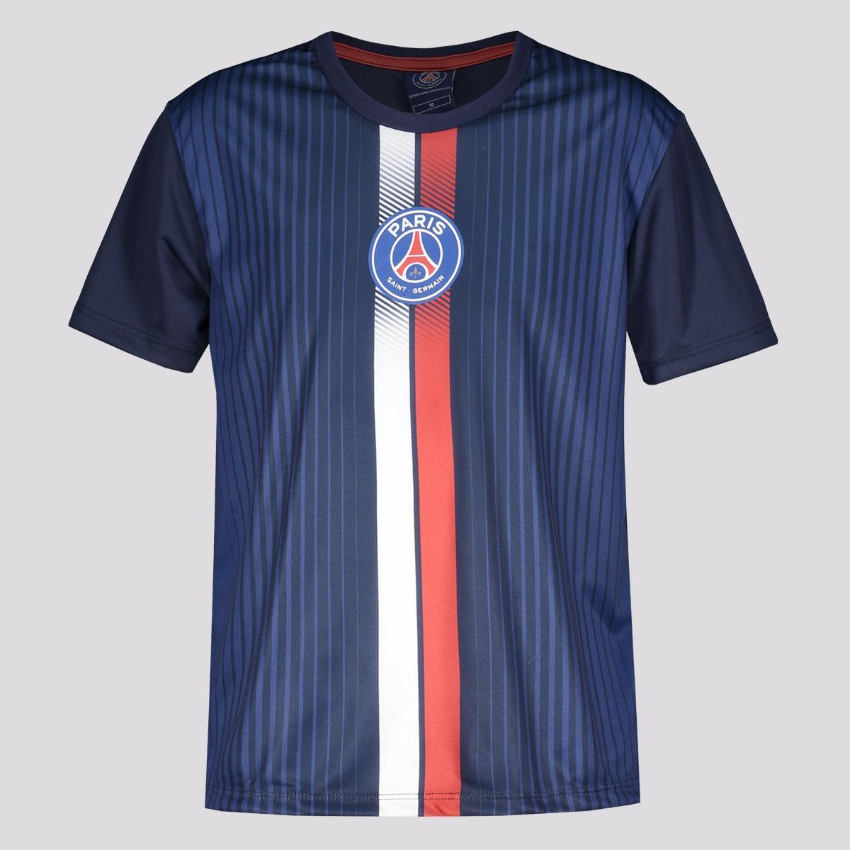 Camisa PSG Clove Infantil Azul Menor preço em Camisa PSG Clove Infantil Azul