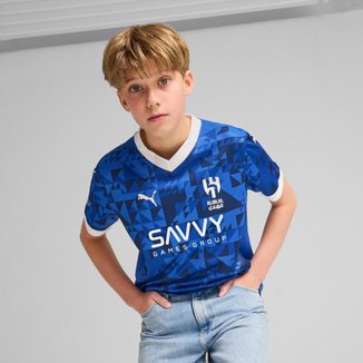 Camisa Puma Al Hilal Saudi F.C. Home 24/25 Infantil