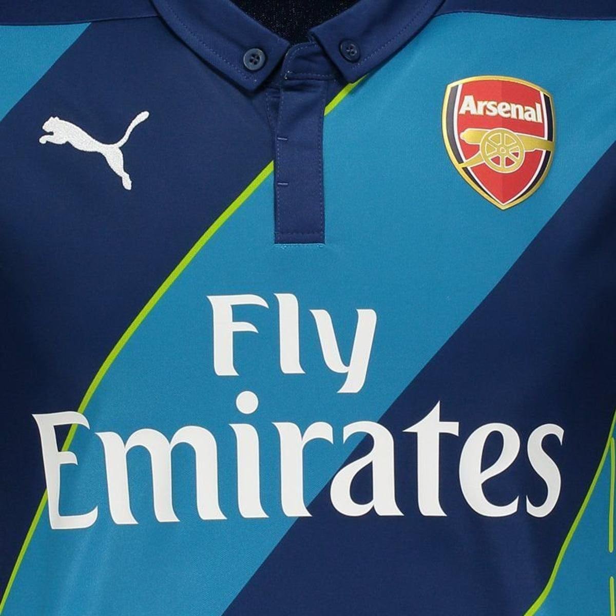 Camisa Puma Arsenal Third 2015 - Azul | Netshoes