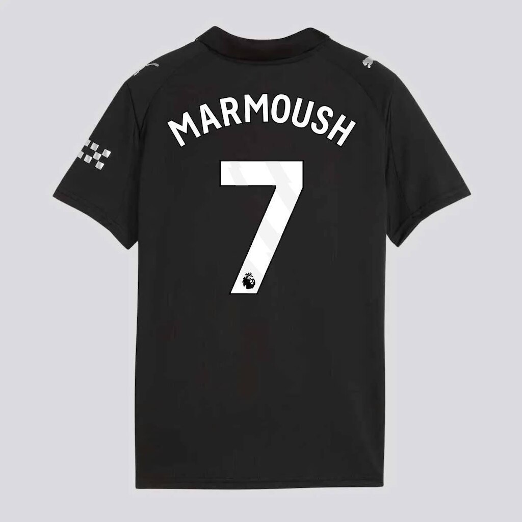 Camisa Puma Manchester City Away 2026 Juvenil 7 Marmoush