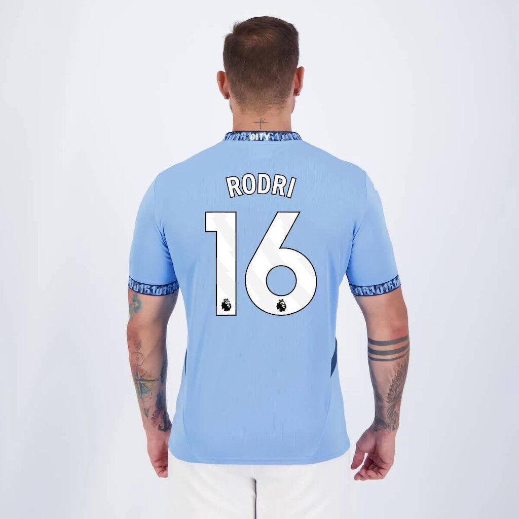 Camisa Puma Manchester City Home 2025 16 Rodri