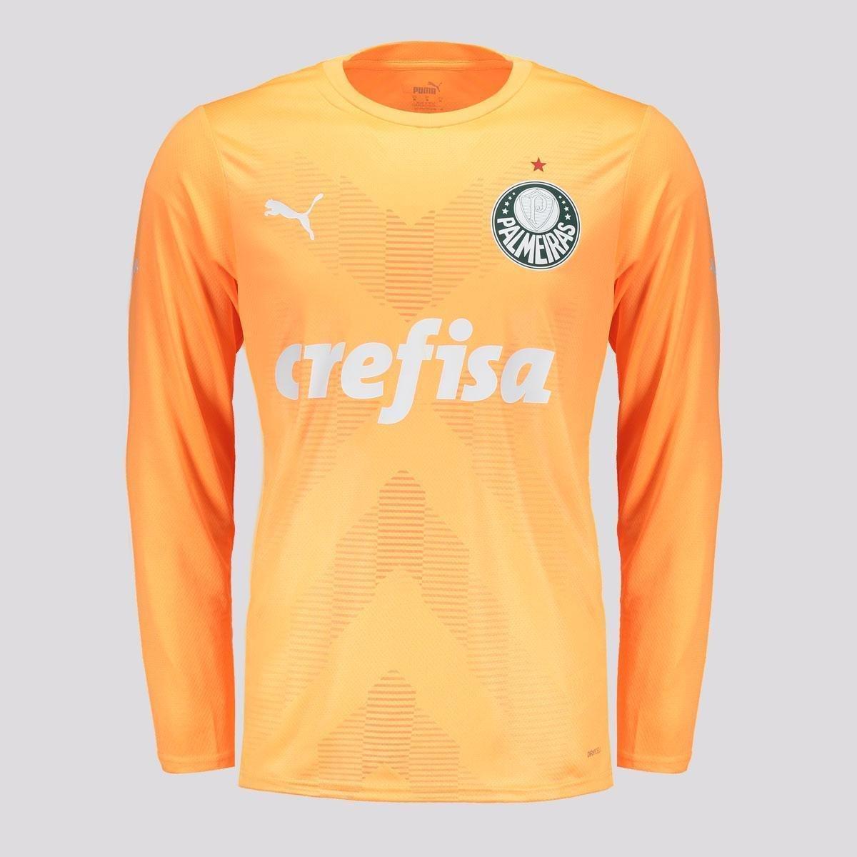 Camisa Puma Palmeiras Goleiro III 2023 Manga Longa