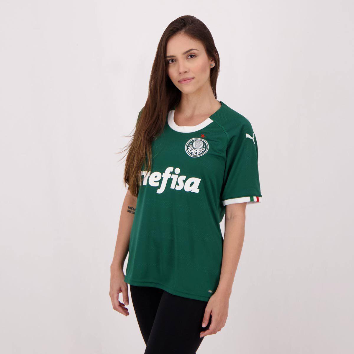 netshoes camisa palmeiras feminina