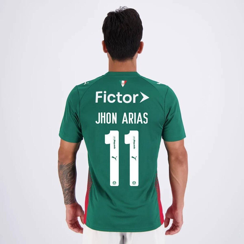 Camisa Puma Palmeiras I 2026 11 Jhon Arias