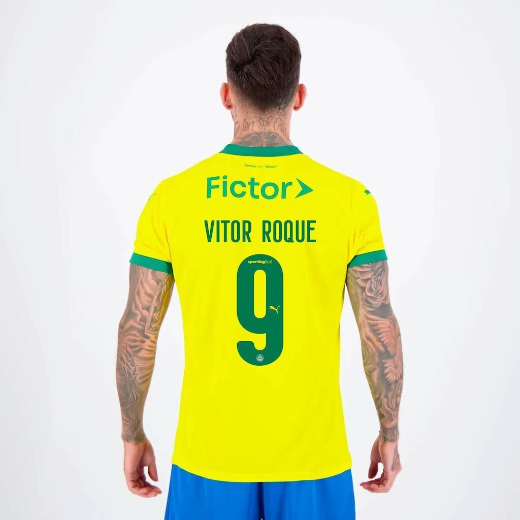 Camisa Puma Palmeiras III 2025 9 Vitor Roque