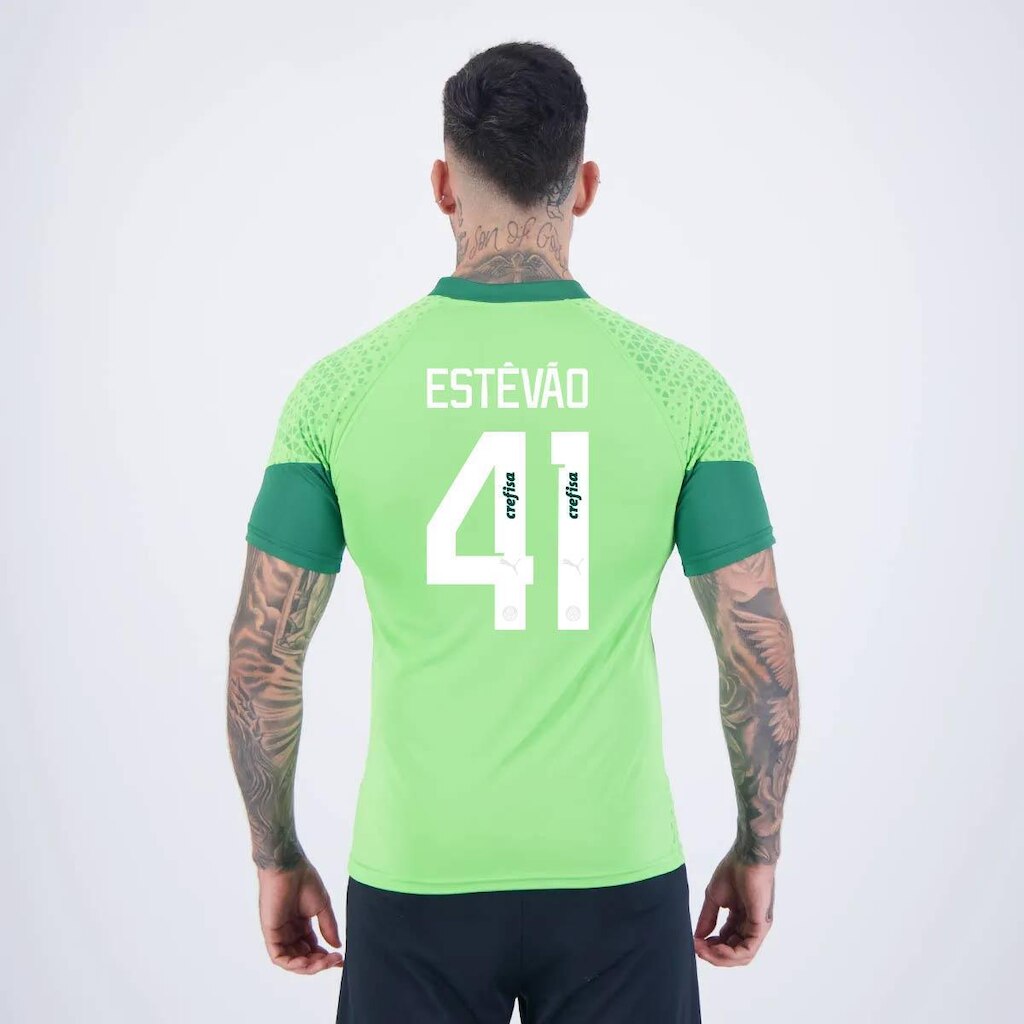 Camisa Puma Palmeiras Treino 2024  41 Estevão