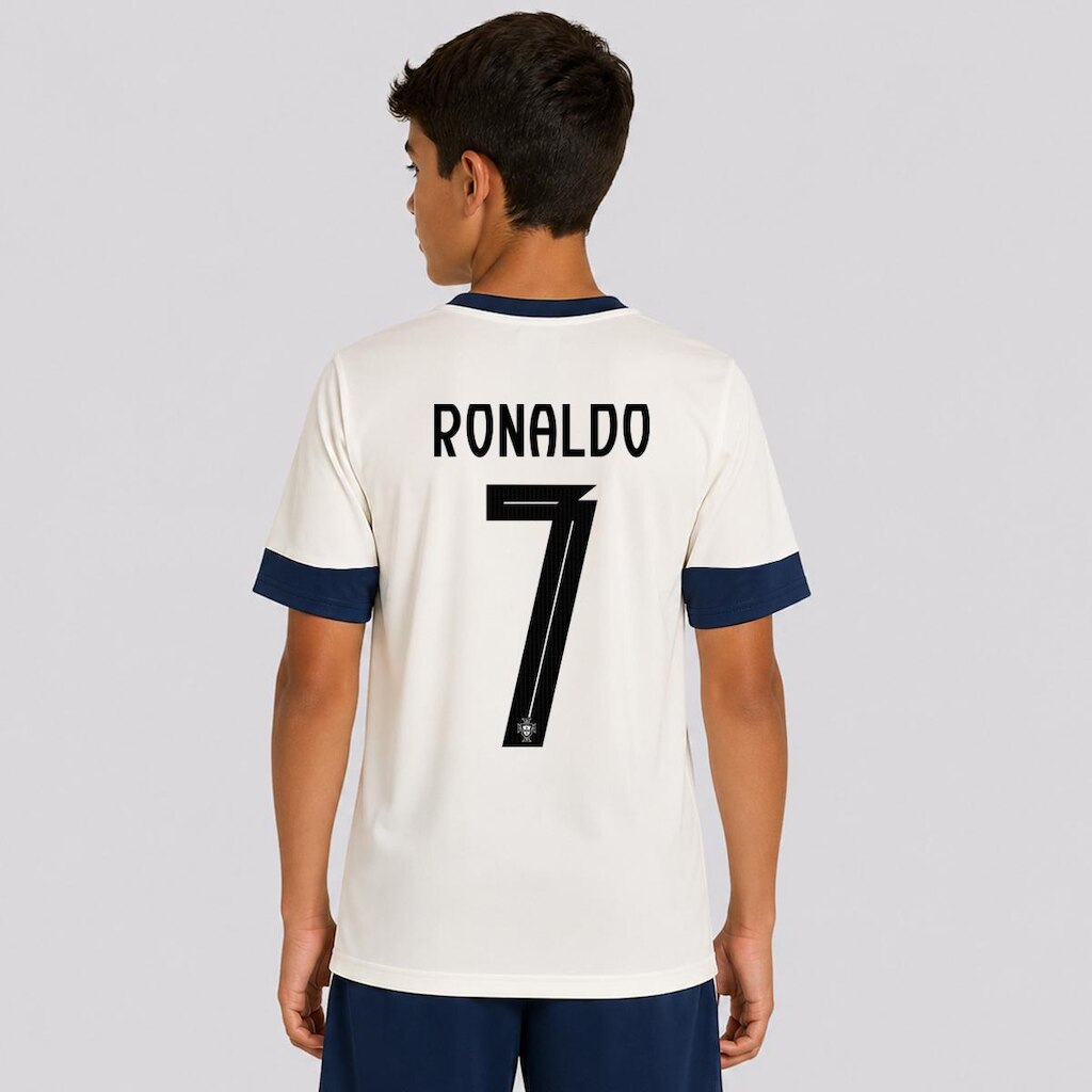 Camisa Puma Portugal Treino 2025 Juvenil 7 Ronaldo