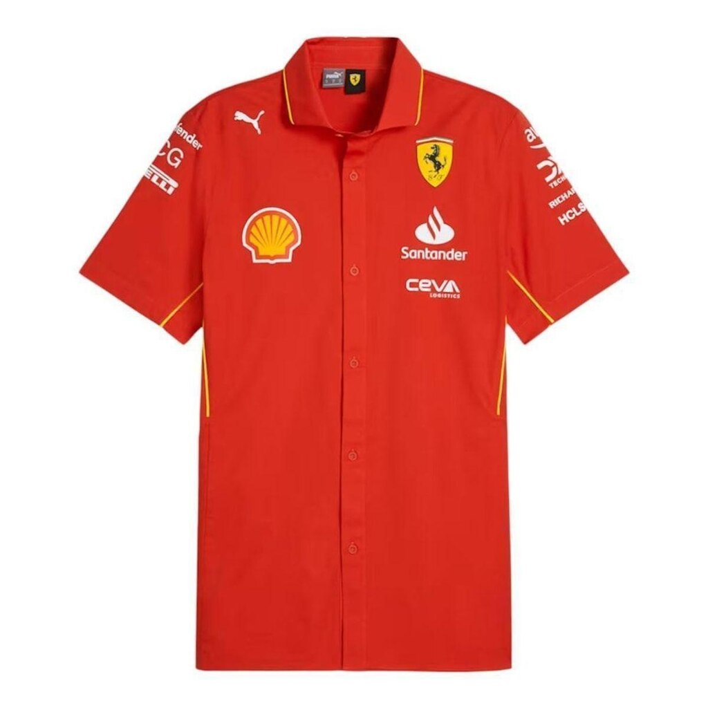 Camisa Puma Scuderia Ferrari Team Masculina - Vermelho XXL
