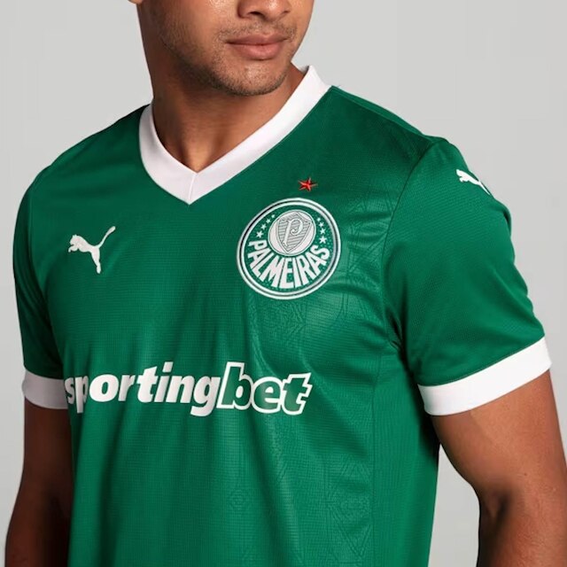 Camisa Puma SE Palmeiras I 2025 Masculina