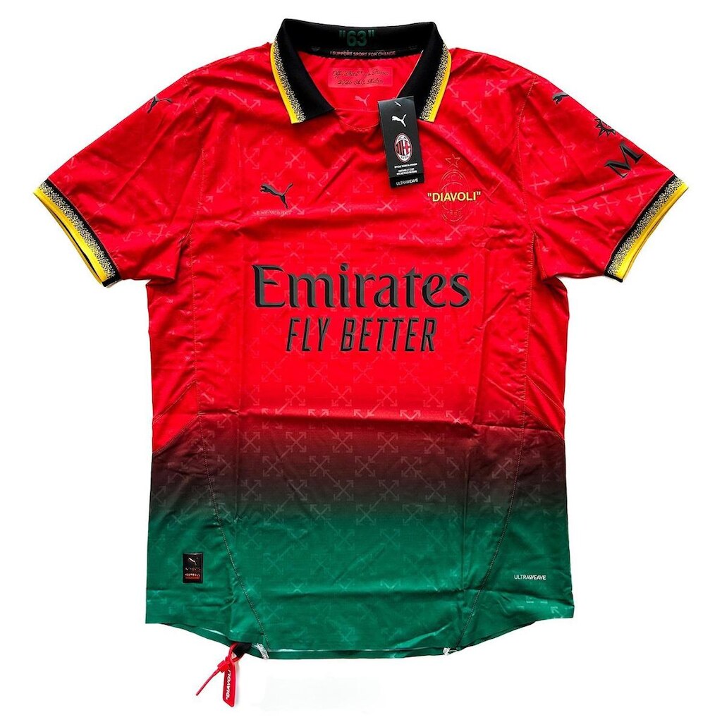 Camisa Puma x Milan x Off-White 2024/2025 Fourth Jogador