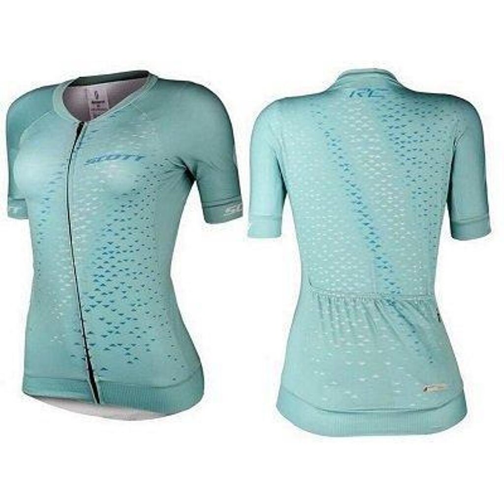 Camisa RC Pro MC Azul Claro/Azul Escuro Feminina 2022 - SCOTT