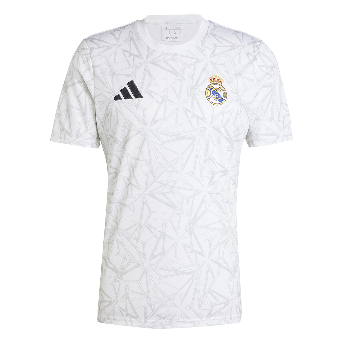Camisa Real Madrid 24/25 Pré-jogo Adidas Masculina Menor preço em Camisa Real Madrid 24/25 Pré-jogo Adidas Masculina