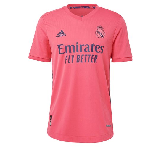 Camisa Real Madrid Away 20/21 s/n° Jogador Adidas Masculina Pink