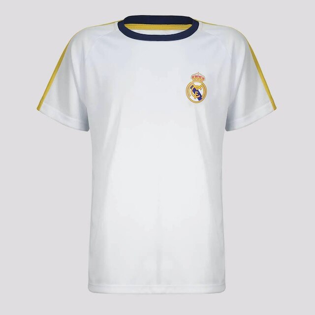 Camisa Real Madrid Endrick 16 Juvenil Branca