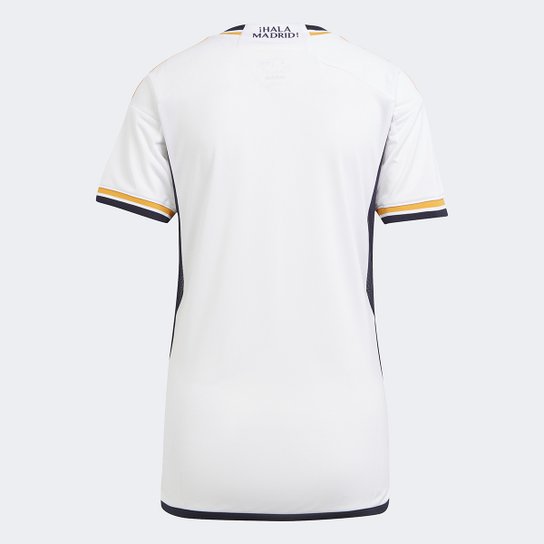 Camisa Real Madrid Home 23/24 s/n° Torcedor Adidas Feminina