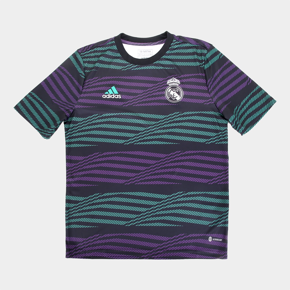 Camisa Real Madrid Infantil 23/24 s/n° Pré Jogo Adidas Masculina ...