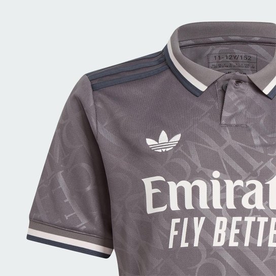 Camisa Real Madrid Infantil Third 24/25 Adidas Masculina