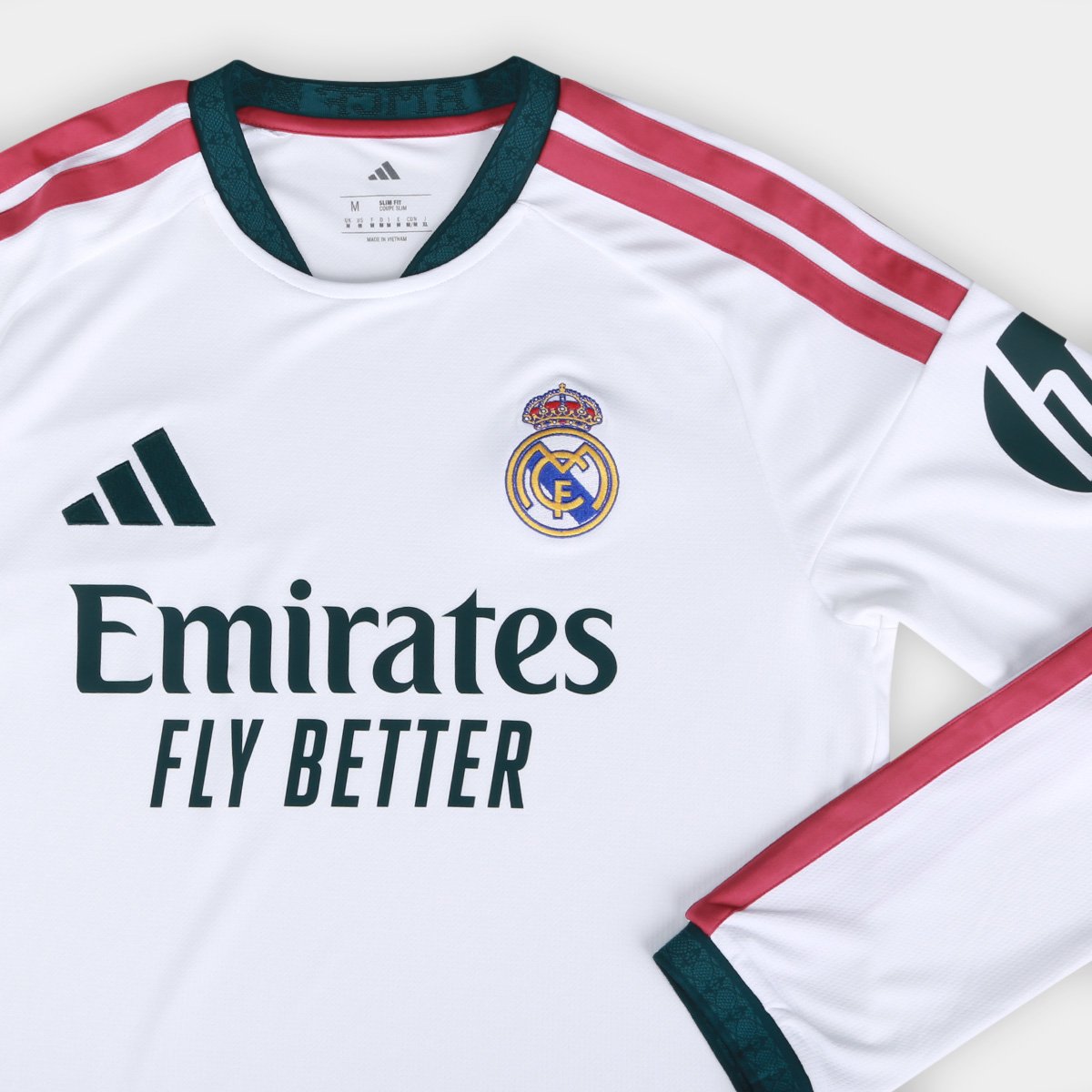 Camisa Real Madrid Manga Longa Home 26/27 s/n Torcedor Adidas Masculina - 6