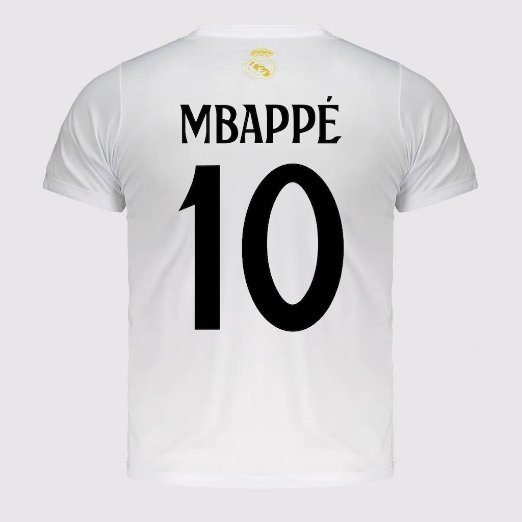 Camisa Real Madrid Soft Juvenil  10 Mbappé