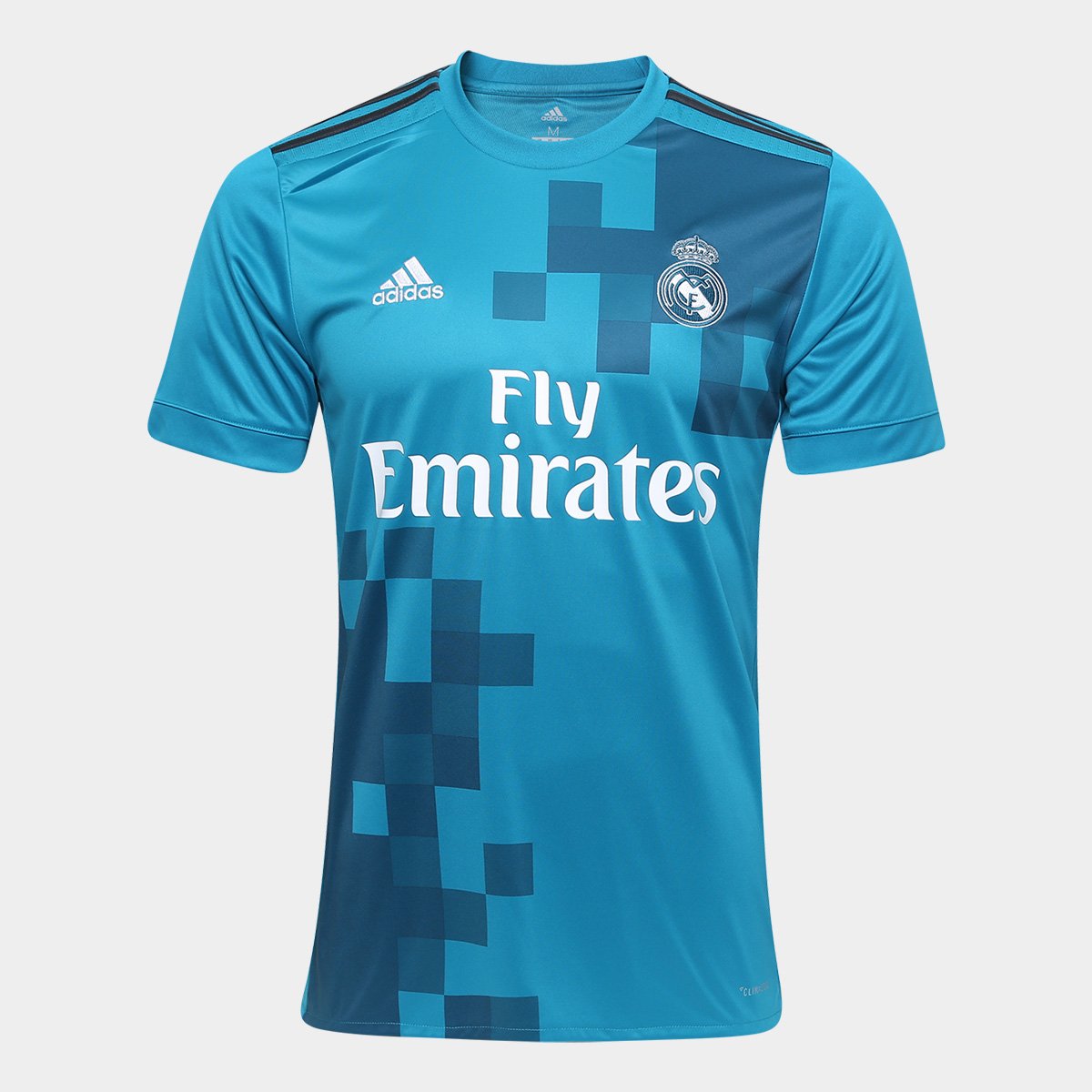 Camisa Real Madrid 17 18 Camisa Real Madrid Third 17/18 s/nº - Torcedor Adidas Masculina | Netshoes