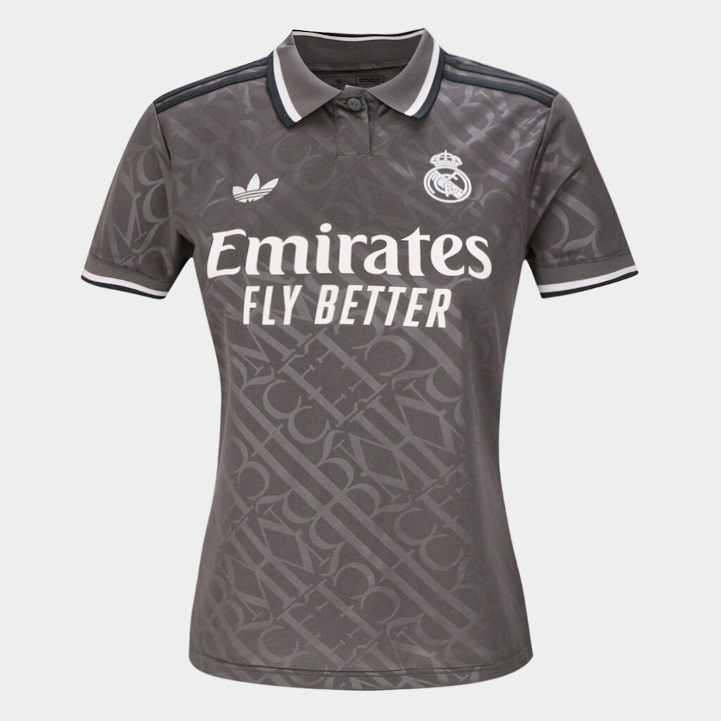 Camisa Real Madrid Third 24/25 Torcedor Adidas Feminina