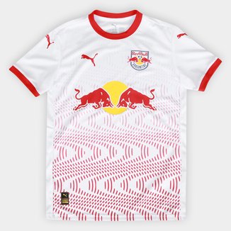 Camisa Red Bull Infantil Bragantino I 25/26 s/n Torcedor Puma