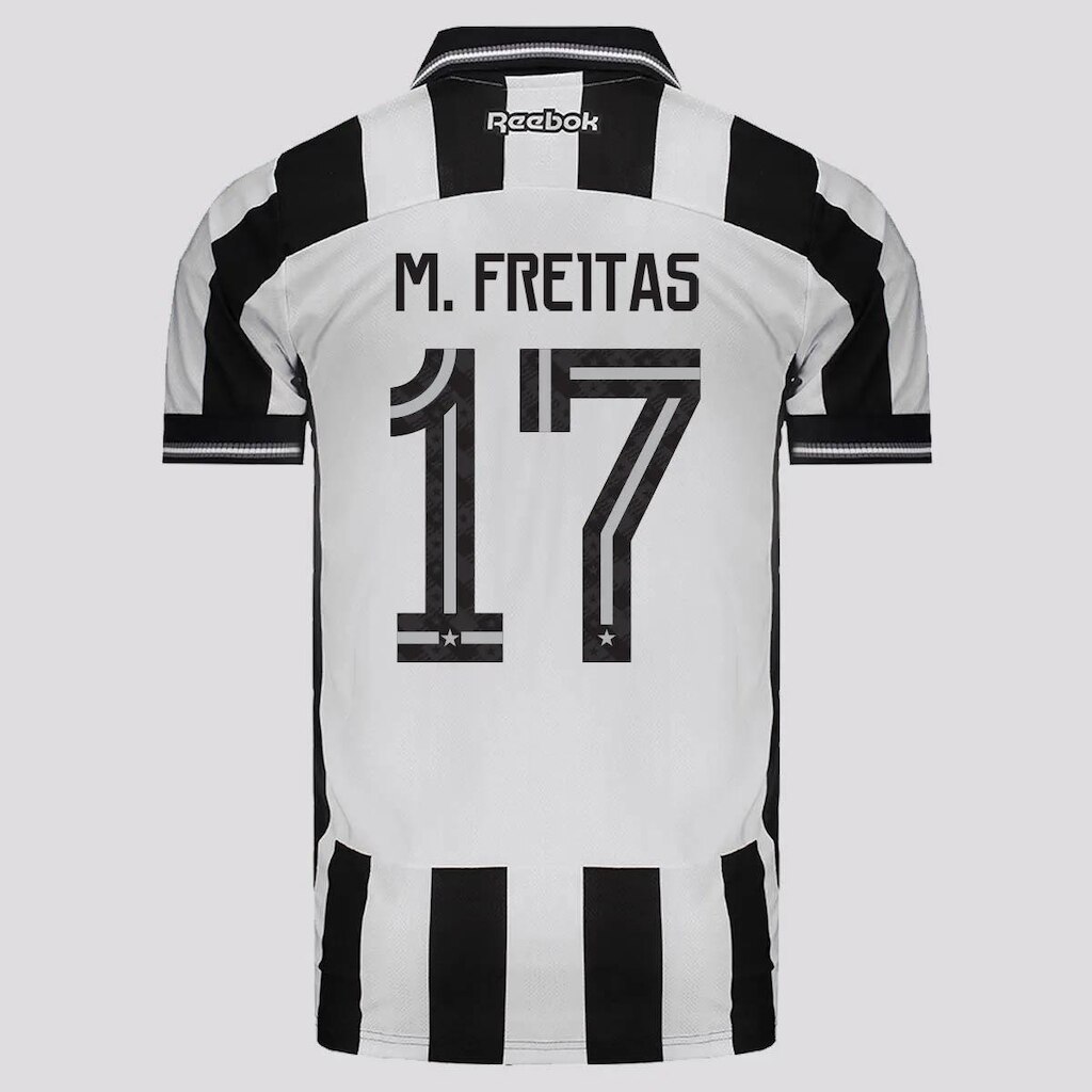Camisa Reebok Botafogo I 2025 17 Marlon Freitas