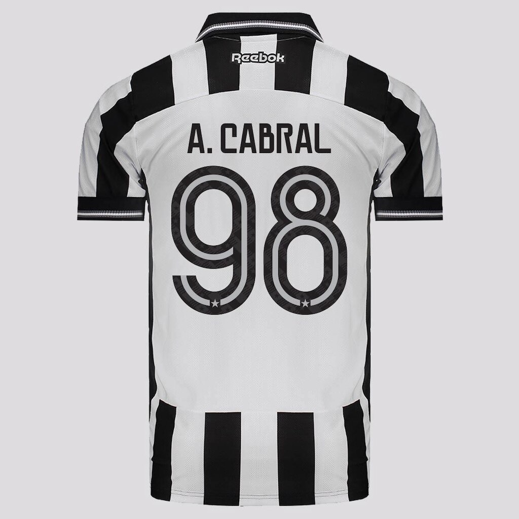 Camisa Reebok Botafogo I 2025 98 A. Cabral