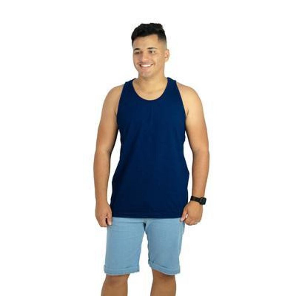 Camisa Regata Masculina Lisa