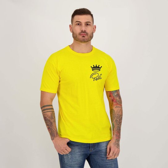 Camisa Rei Pelé 10 Amarela