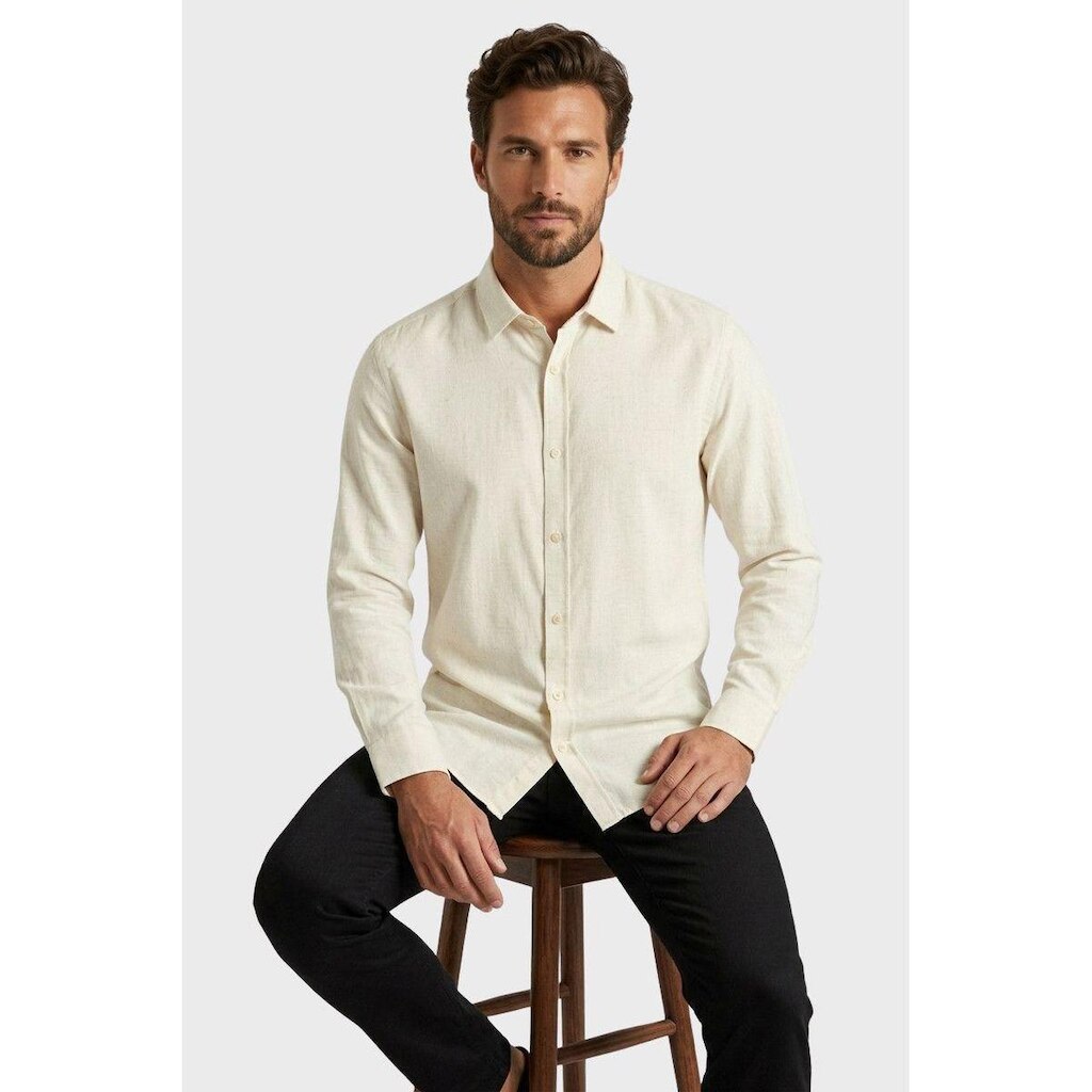 Camisa Reserva ML Masculina Como Linho