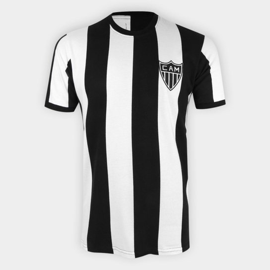 Camisa Retrô Atlético Mineiro 1971 Retrô Mania Masculina - Preto+Branco é ruim? Camisa Retrô Atlético Mineiro 1971 Retrô Mania Masculina - Preto+Branco é boa?