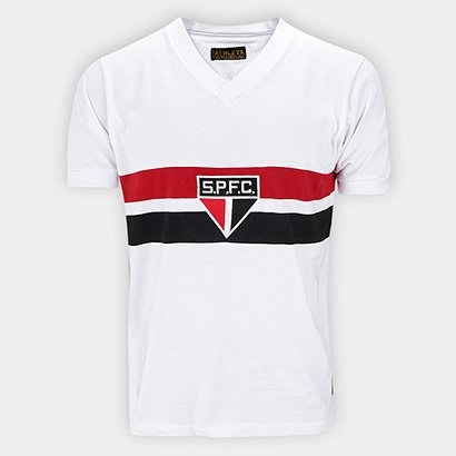 Camisa Retrô São Paulo de 1977 Athleta Masculina - Masculino
