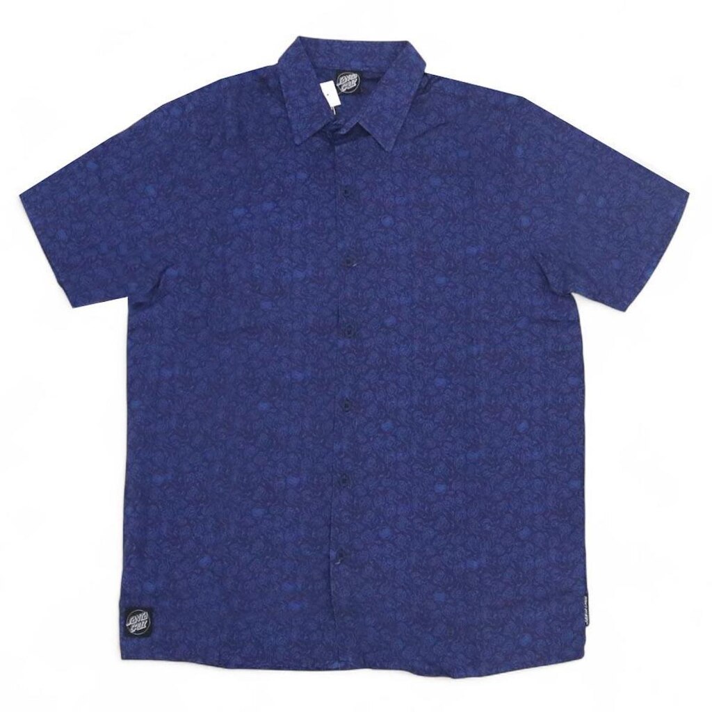 Camisa Santa Cruz Curta Screaming Contour - Azul