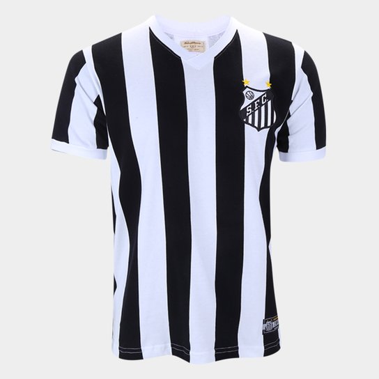 Camisa Santos 1984 Retrô Mania Masculina - Preto+Branco é ruim? Camisa Santos 1984 Retrô Mania Masculina - Preto+Branco é boa?