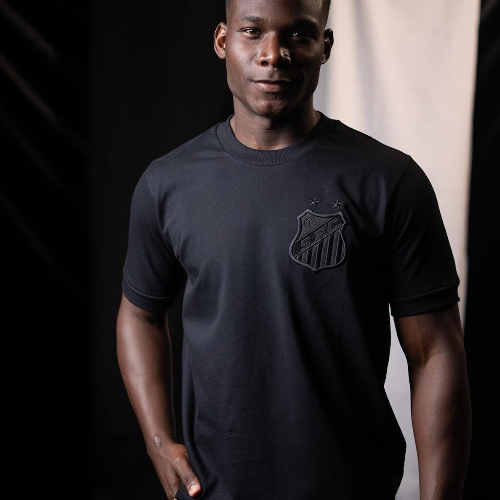 Camisa Santos All Black Número 10 Masculina