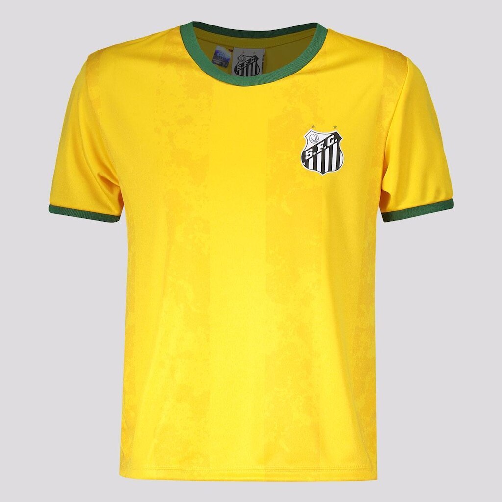 Camisa Santos Brasil Matis Juvenil Amarela