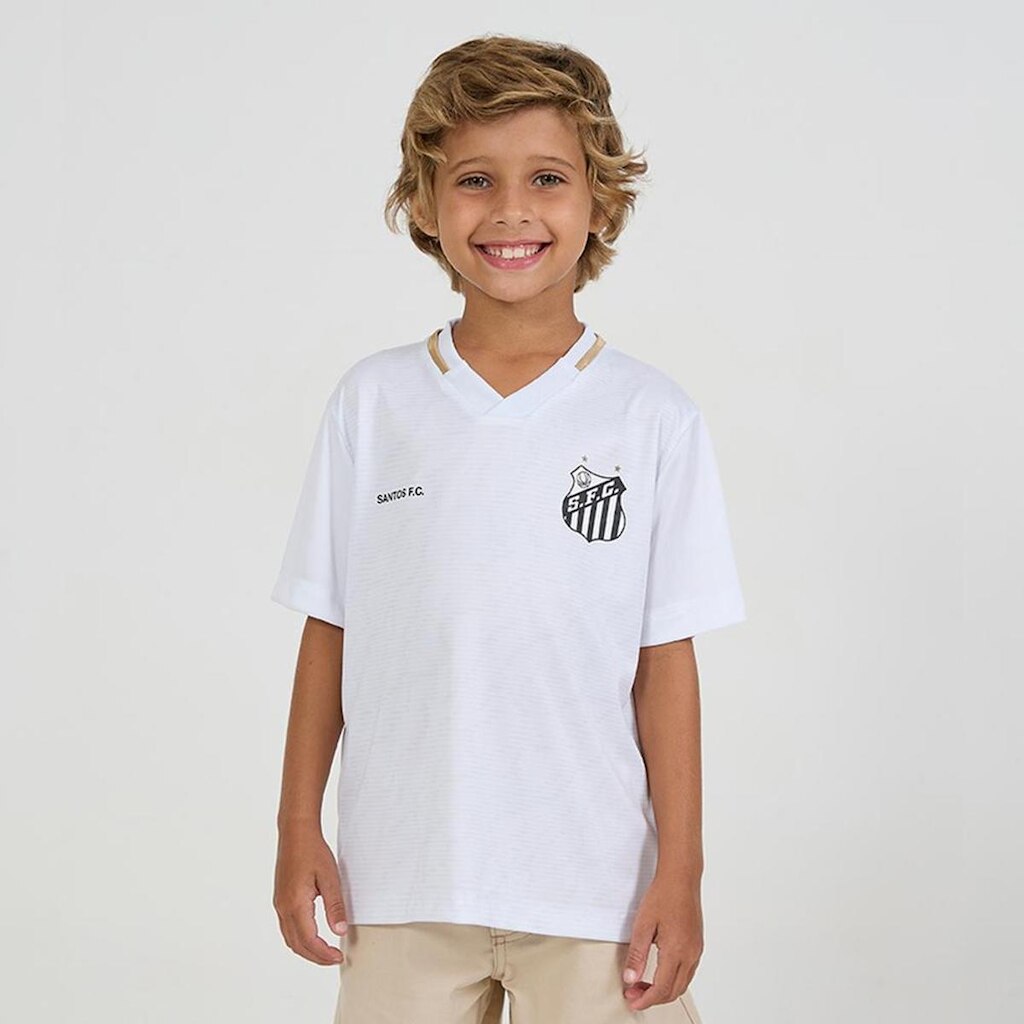 Camisa Santos Deslocar Infantil Juvenil