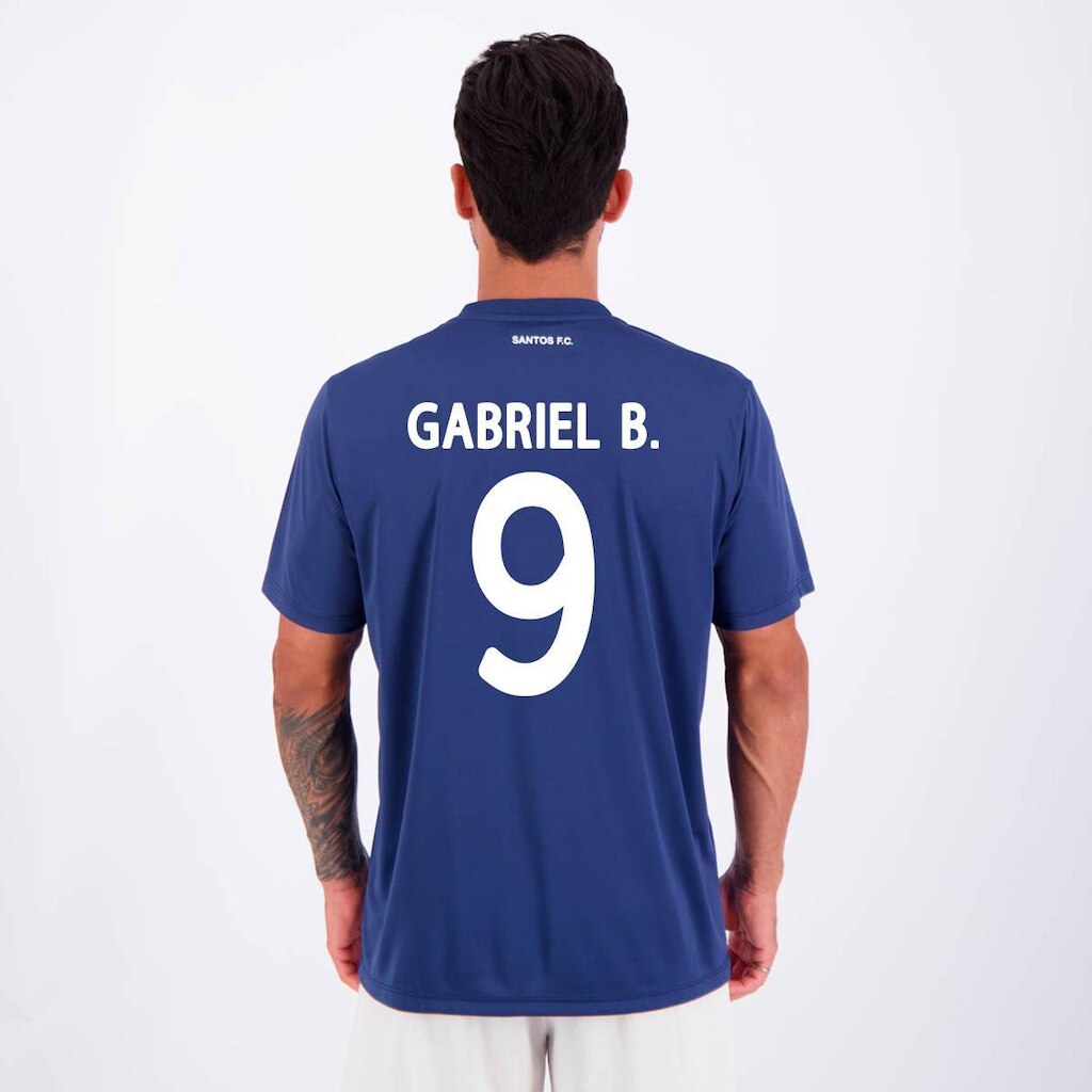 Camisa Santos Fulgor Marinho e Branca 9 Gabriel B.