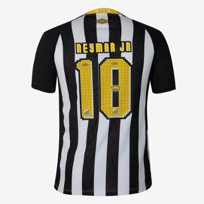 Camisa Santos II 25/26 Neymar N° 10 Torcedor Umbro Masculina - Masculino