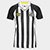 Camisa Santos II 25/26 s/n Umbro Torcedor Feminina - Preto+Branco
