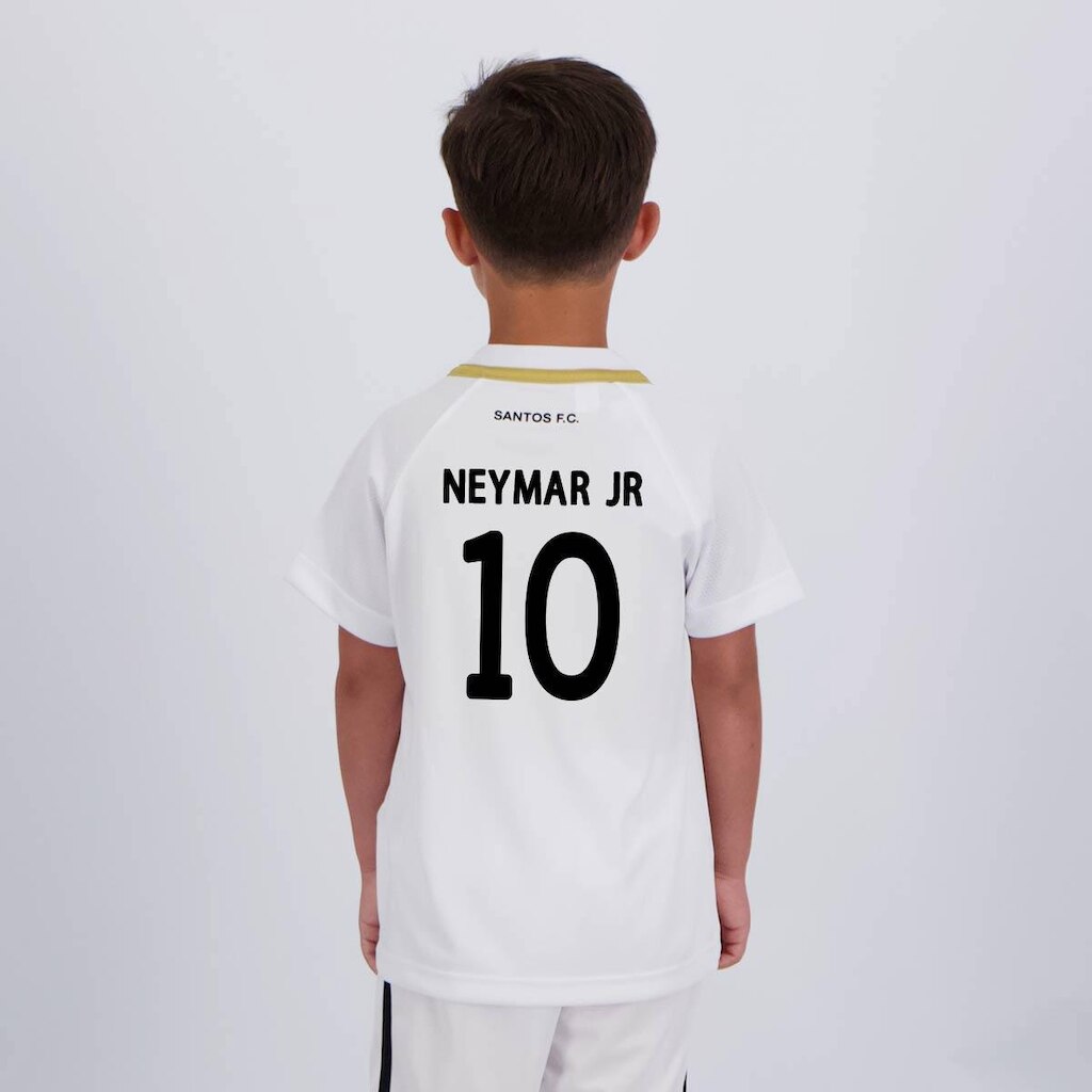 Camisa Santos Manto Infantil 10 Neymar Jr