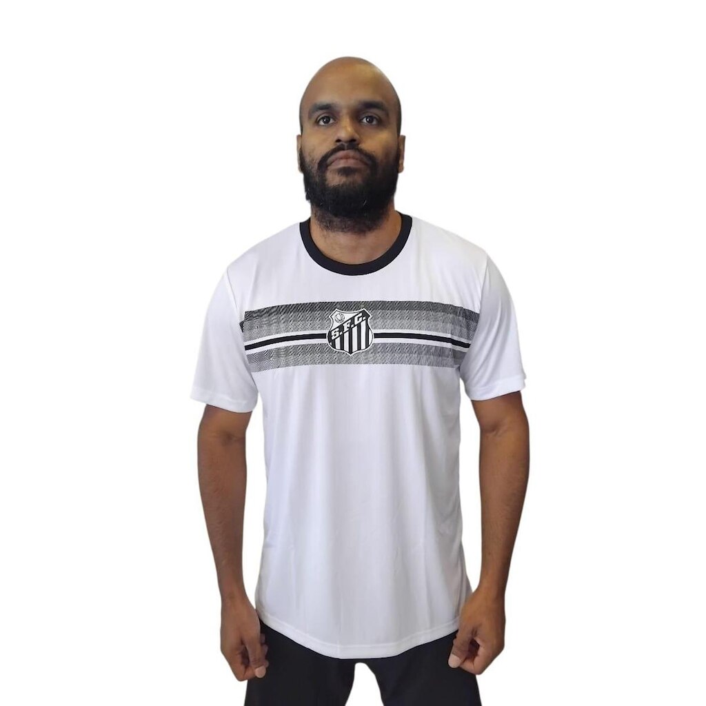 Camisa Santos Masculina Ritual Licenciada Branca