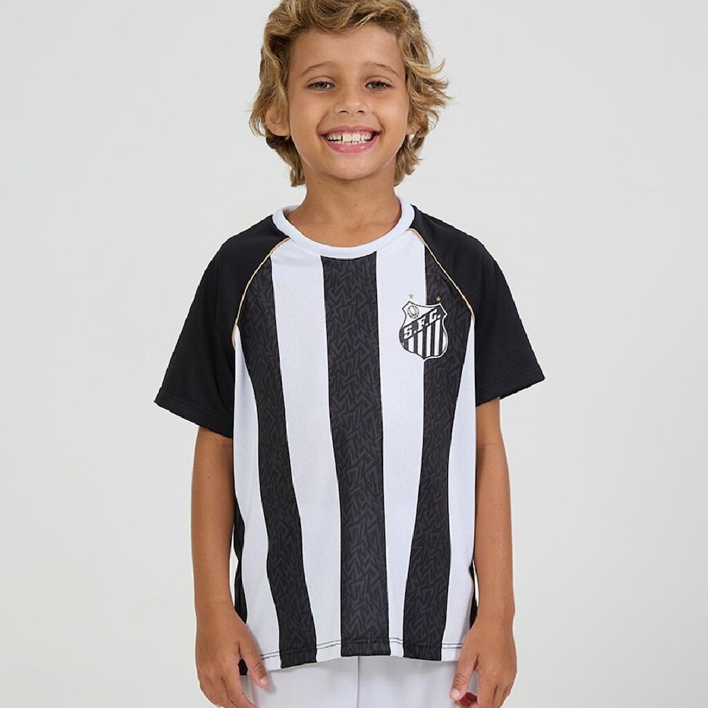 Camisa Santos Mosaico - Infantil